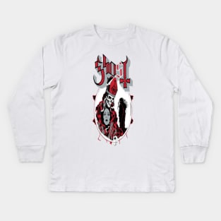 Devil red Kids Long Sleeve T-Shirt